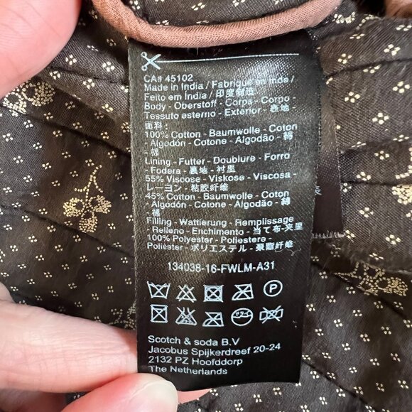 Scotch & Soda Blue and Pink Cardigan with Relaxed Silhouette - Picture 4 of 7